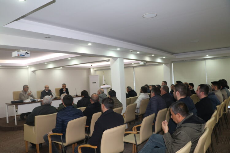 ODAMIZDA İNŞAAT SEKTÖRÜNE İLİŞKİN TOPLANTI DÜZENLENDİ