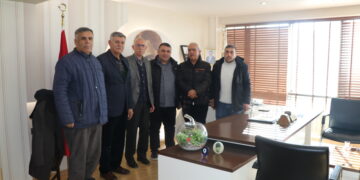 BAŞKANIMIZA HAYIRLI OLSUN ZİYARETİ