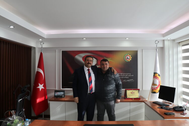 Metin Ülgen Kaya’dan Başkanımız Mustafa Yılmaz’a Ziyaret