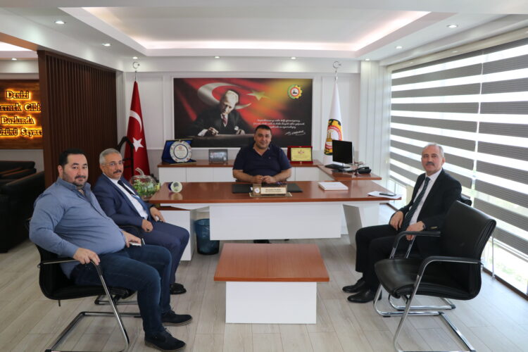 KIRŞEHİR DEFTERDAR’I MUSTAFA KURT’DAN ODAMIZA ZİYARET