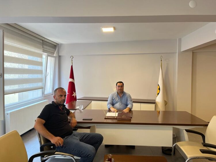 ENVER YAVUZ’DAN MECLİS BAŞKANIMIZ ÖMER ŞANAL’A HAYIRLI OLSUN ZİYARETİ