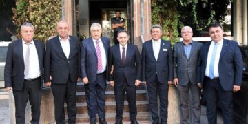 TESK Genel Başkanı Sayın Bendevi Palandöken ve TESKOMB Genel Başkanı Sayın Abdulkadir Akgül’e Ziyaret