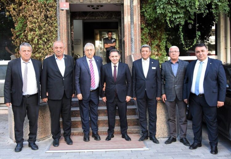 TESK Genel Başkanı Sayın Bendevi Palandöken ve TESKOMB Genel Başkanı Sayın Abdulkadir Akgül’e Ziyaret
