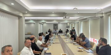 İNŞAAT SEKTÖR TEMSİLCİLERİ ODAMIZDA BULUŞTU