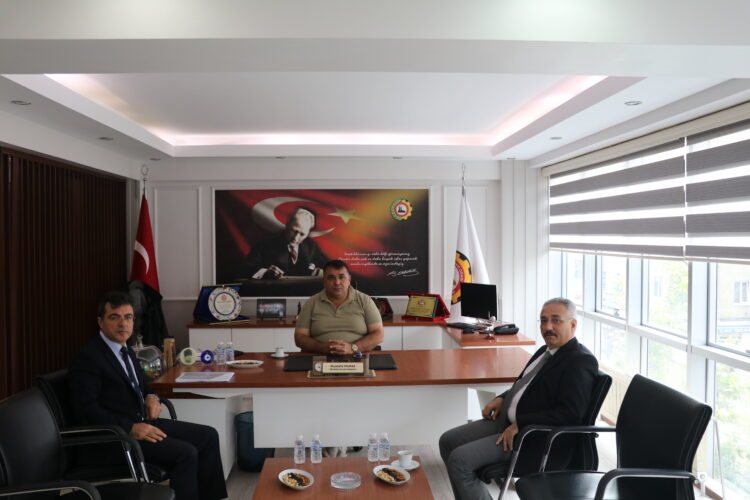 KIRŞEHİR DEFTERDAR’I MUSTAFA KURT’DAN ODAMIZA ZİYARET