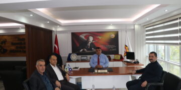 Öğretmen Evi ve Akşam Sanat Okulu Müdürü Mustafa Aslan’dan Ziyaret