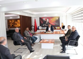 AK PARTİ KIRŞEHİR BELEDİYE BAŞKAN ADAY ADAYI ÜMİT BİRCAN KIRŞEHİR TİCARET VE SANAYİ ODASI(KTSO) ’NI ZİYARET ETTİ.