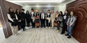 KIRŞEHİR GENÇLİK ve SPOR HALK OYUNLARI EKİBİNDEN ODAMIZA ZİYARET