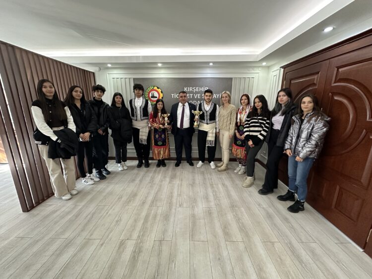 KIRŞEHİR GENÇLİK ve SPOR HALK OYUNLARI EKİBİNDEN ODAMIZA ZİYARET