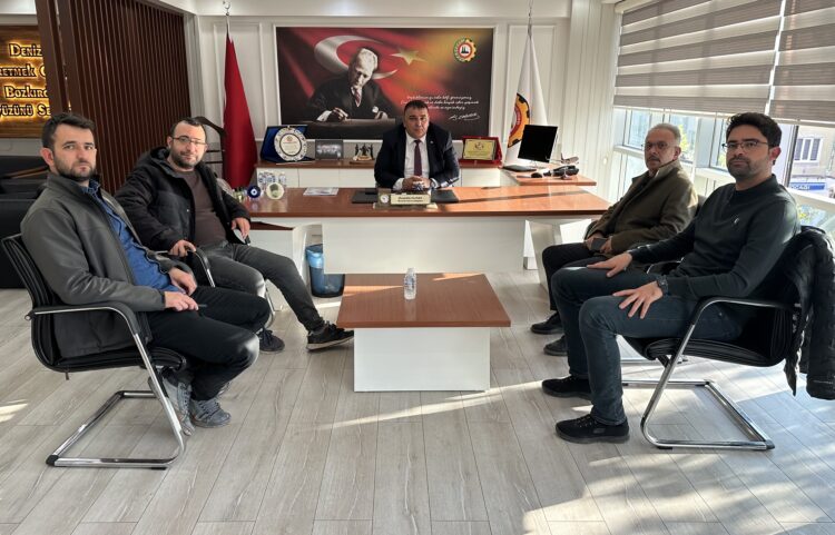 ZAFER PARTİSİ İL BAŞKANI MUSTAFA KILIÇ’TAN ODAMIZA ZİYARET