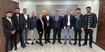 AHİ ZOOTEKNİ DERNEĞİ VE ZİRAİ ETKİNLİKLER TOPLULUĞU KIRŞEHİR TİCARET VE SANAYİ ODASI(KTSO)’NA ZİYARET