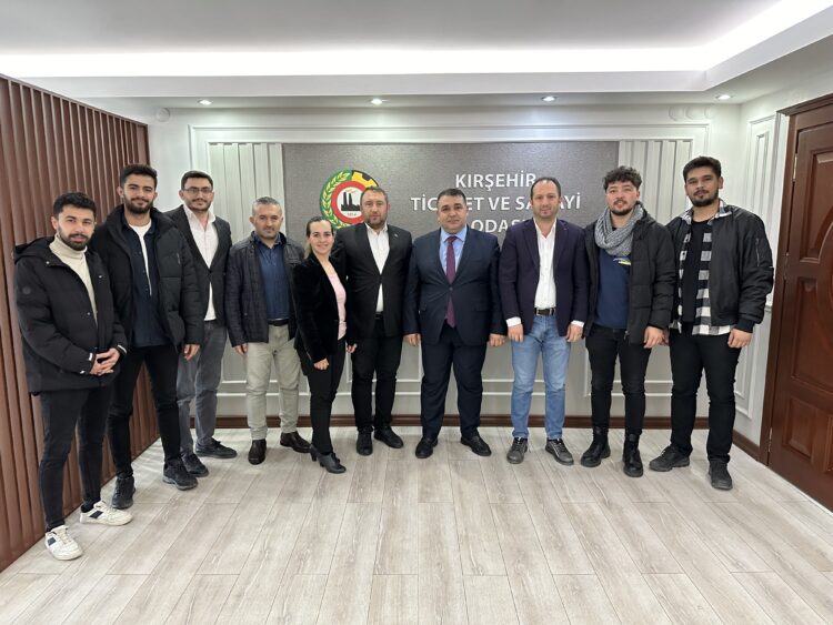 AHİ ZOOTEKNİ DERNEĞİ VE ZİRAİ ETKİNLİKLER TOPLULUĞU KIRŞEHİR TİCARET VE SANAYİ ODASI(KTSO)’NA ZİYARET