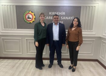 HALKBANK KIRŞEHİR MERKEZ ŞUBE MÜDÜRÜ ARZU ŞAMLI ve SELMA GÜMÜŞ’TEN ODAMIZA ZİYARET