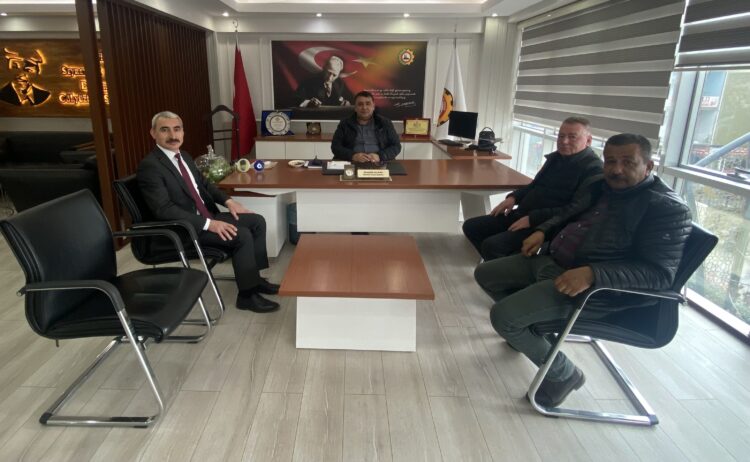 BÜYÜK BİRLİK PARTİSİ ÖZBAĞ BELDE BELEDİYE BAŞKAN ADAYI İSMAİL ÇANAKÇI’DAN ODAMIZA ZİYARET