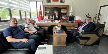 ODAMIZDAN ÖZBAĞ BELDE BELEDİYE BAŞKANI İSMAİL ÇANAKÇI’YA ZİYARET