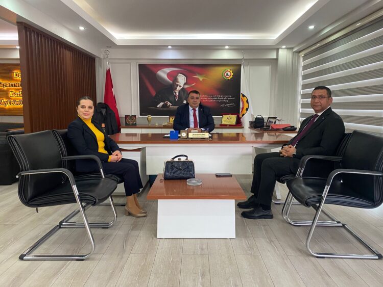 HALKBANK’TAN ODAMIZA ZİYARET