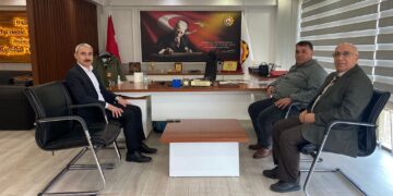 ÖZBAĞ BELDE BELEDİYE BAŞKANI İSMAİL ÇANAKÇI ‘DAN ODAMIZA ZİYARET