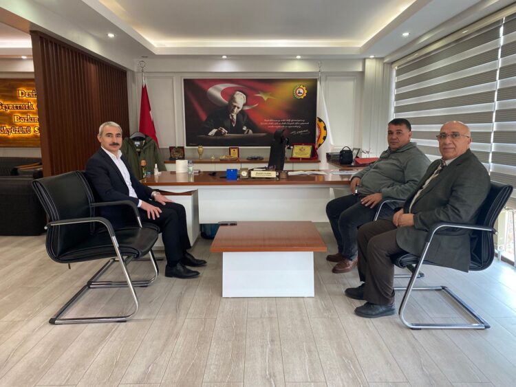 ÖZBAĞ BELDE BELEDİYE BAŞKANI İSMAİL ÇANAKÇI ‘DAN ODAMIZA ZİYARET