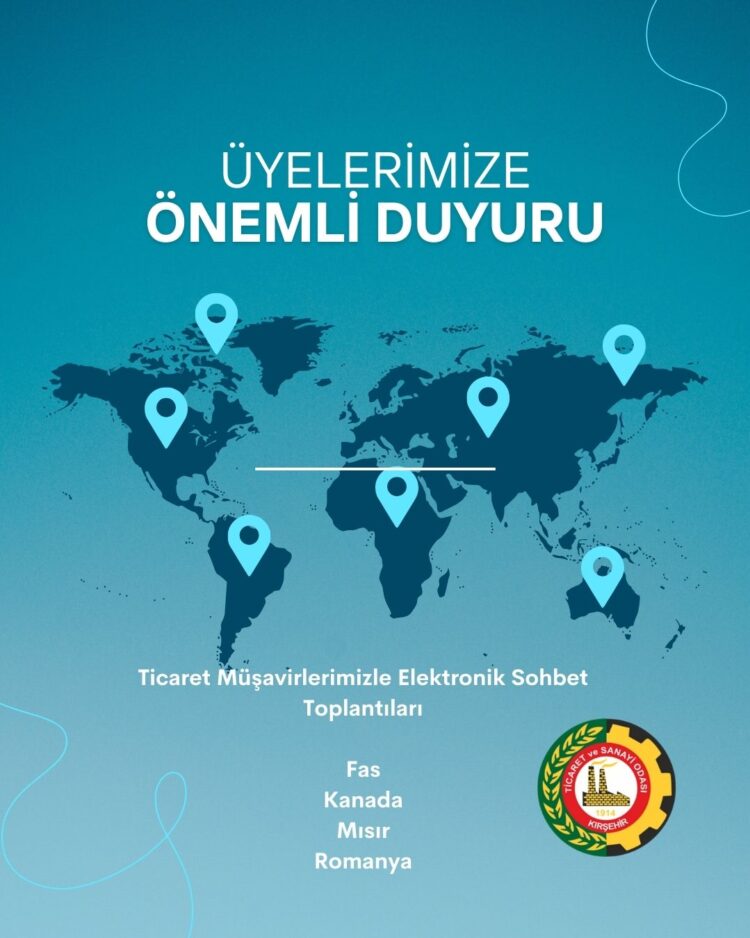 Ticaret Müşavirlerimizle Elektronik Sohbet Toplantıları Hk.