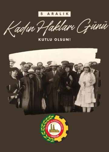 5 Aralık Dünya Kadın Hakları Günü Kutlu Olsun