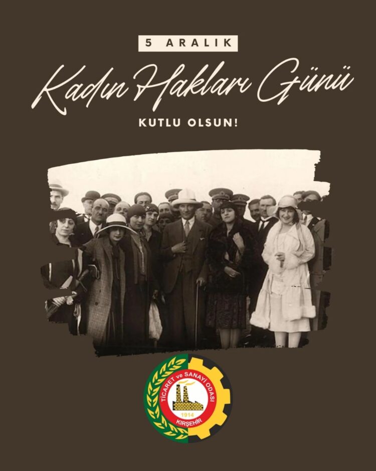 5 Aralık Dünya Kadın Hakları Günü Kutlu Olsun
